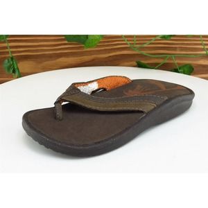 Sonoma Toddler Boys 12 Medium Brown Flip Flop‎ Synthetic
